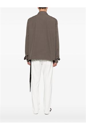 Light brown cotton zip-up jacket RICK OWENS DRKSHDW | DU01F4783CR34